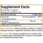 Vitamin D3 K2 Capsules Manufacturer - Immunity Bone Health
