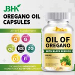Oregano Oil Capsules Supplier - 600mg Black Seed Oil Blend