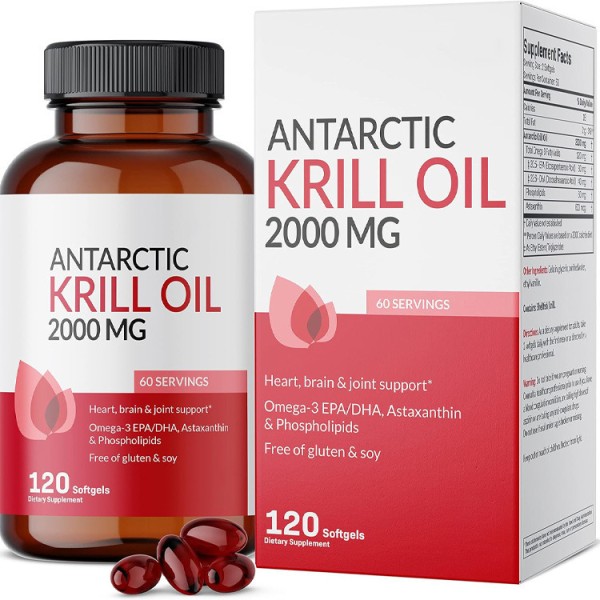 Krill Oil Softgels Manufacturer - Vegan Omega 3 EPA DHA