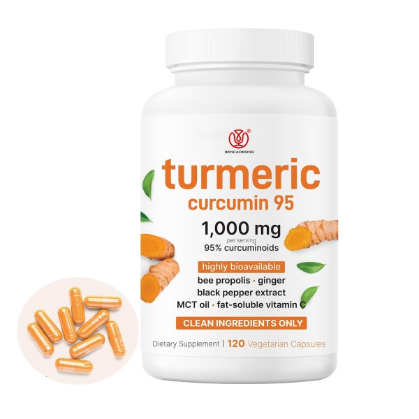 Turmeric Capsules Supplier - Curcumin 95% Herbal Supplement