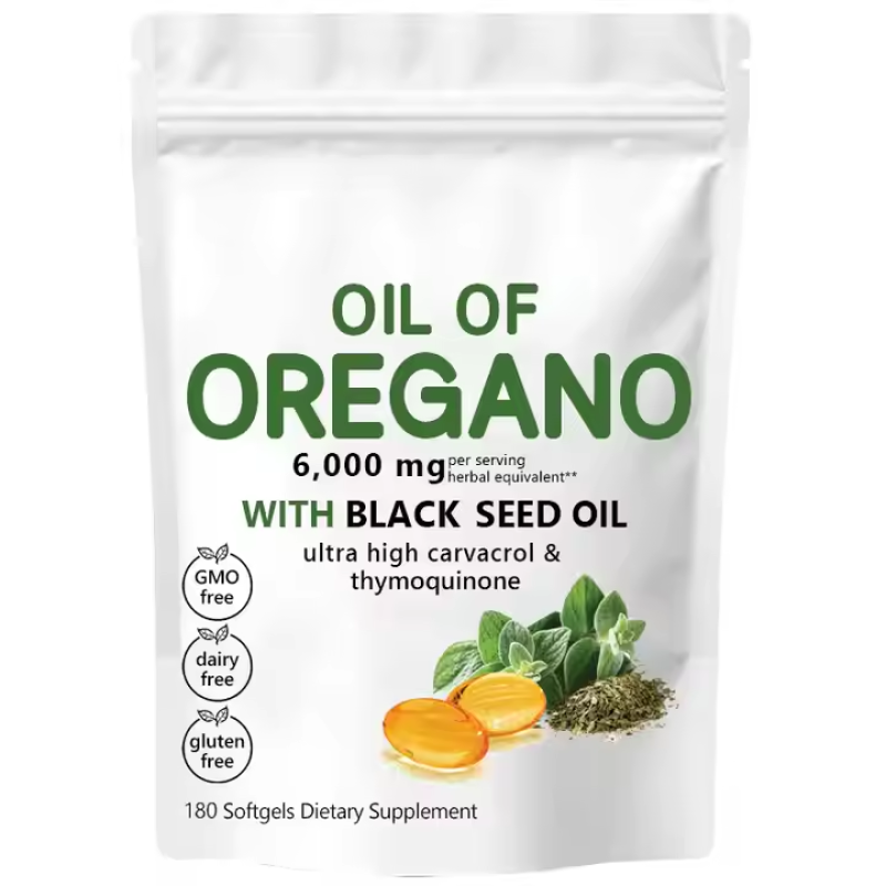 Oregano Oil Capsules Factory - Digestive Health Black Seed