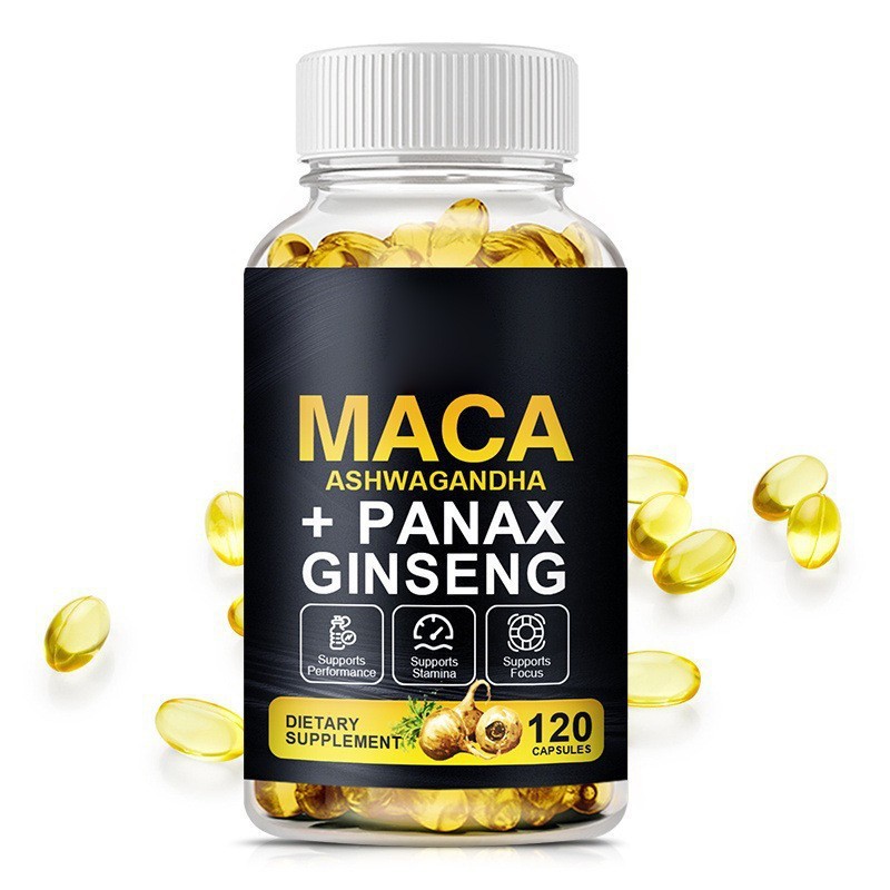 Maca Ginseng Capsules Supplier - Energy Booster Fatigue Relief