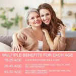 Biotin Collagen Capsules Factory - 4000mcg Hair Nail Skin