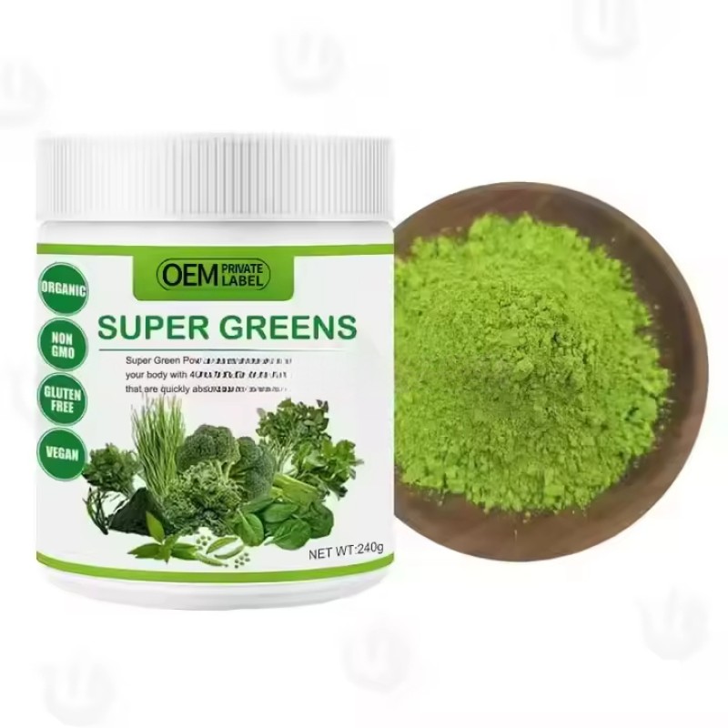 Super Greens Powder Factory - Mixed Fruit Vegetables Probiotics