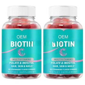 Biotin Gummies Manufacturer - Hair Skin Nails Vitamin C Collagen