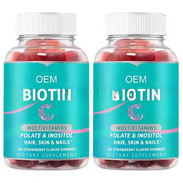 Biotin Gummies Manufacturer - Hair Skin Nails Vitamin C Collagen