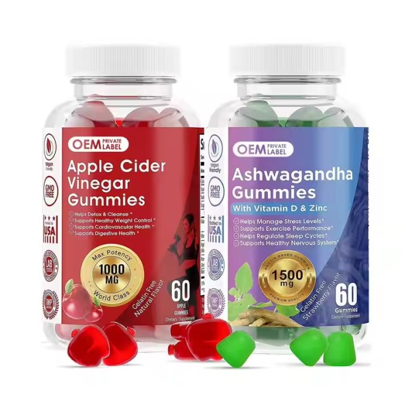 Apple Cider Vinegar Gummies Supplier - 1000mg Food Grade Drum