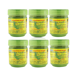 Herbal Inhaler Oil Factory - Thai Herb 10g 6 Bottles