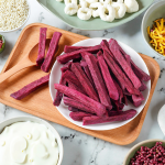 Purple Potato Sticks Manufacturer - 1kg Hard-fried Salty Taste