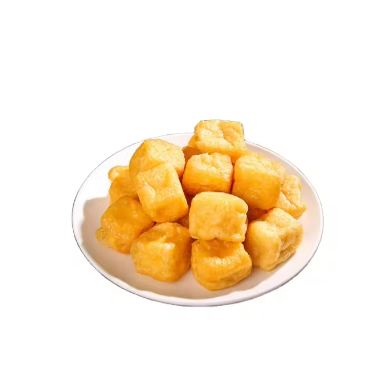 Fried Bean Curd Factory - Oiled Soya Curd Puffs Frozen