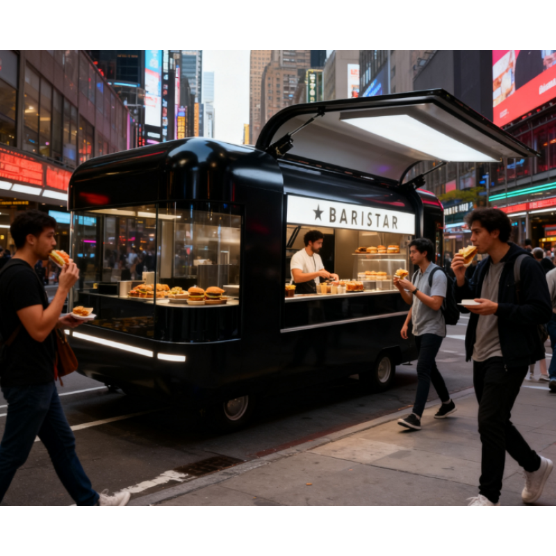 Ice Cream Food Trailer Supplier - Mobile Mini Pizza Dessert