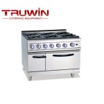 Gas Range Manufacturer - Commercial 4-Burner Stainless Steel