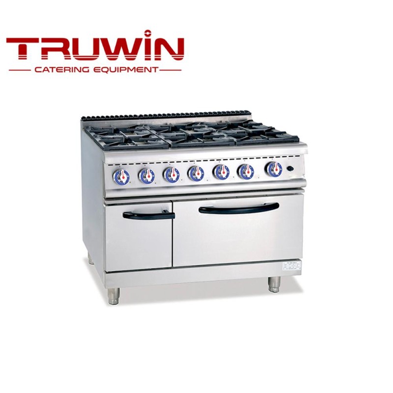 Gas Range Manufacturer - Commercial 4-Burner Stainless Steel