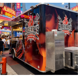 Mobile Food Truck Manufacturer - 13ft Hamburg Cart Customized