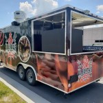 Mobile Food Truck Manufacturer - 13ft Hamburg Cart Customized