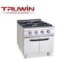 Gas Range Manufacturer - Commercial 4-Burner Stainless Steel