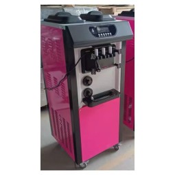 Soft Serve Ice Cream Machine Factory - 3 Flavors Automatic