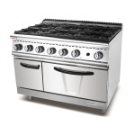Gas Cooking Range Supplier - 900mm 4 Burner Lave Grill