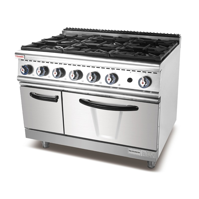Gas Cooking Range Supplier - 900mm 4 Burner Lave Grill