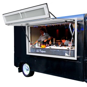 Custom Food Trailer Supplier - BBQ Coffee Hot Dog Ice Cream