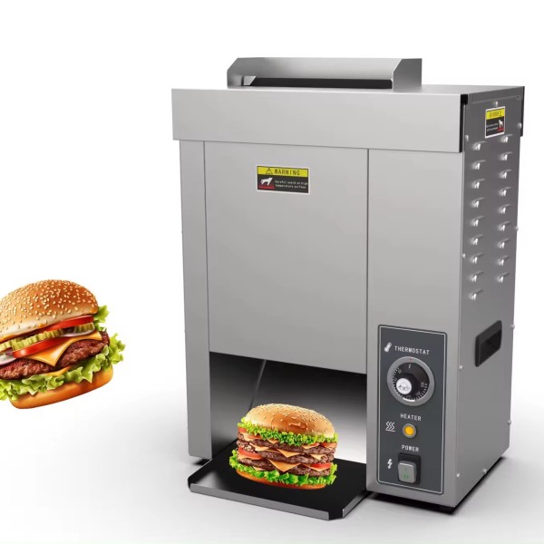 Bun Toaster Supplier - 1000Pcs/H Commercial Vertical