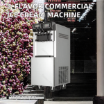 Commercial Ice Cream Machine Factory - High-Production 3-Flavor