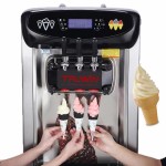 Soft Ice Cream Machine Factory - Three Flavor Commercial