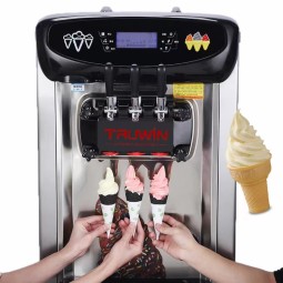 Soft Ice Cream Machine Factory - Three Flavor Commercial