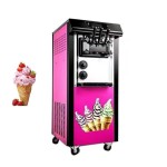 Soft Serve Ice Cream Machine Factory - 3 Flavors Automatic