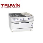 Gas Range Manufacturer - Commercial 4-Burner Stainless Steel