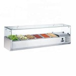 Freezer Container Factory - Double-Temperature Glass Countertop