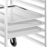 Work Table Factory - Two Layers Stainless Steel Backsplash