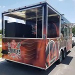 Mobile Food Truck Manufacturer - 13ft Hamburg Cart Customized