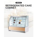 Cake Showcase Manufacturer - 4 Layers Glass Display Counter