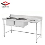 Stainless Steel Sink Factory - Grace Single Sink Work Table