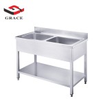 Kitchen Sink Supplier - High Quality Double Bowl Stainless