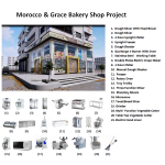 Cake Showcase Manufacturer - 4 Layers Glass Display Counter