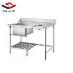 Stainless Steel Sink Factory - Grace Single Sink Work Table