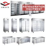 Upright Freezer Factory - Industrial 1200L 2-Door Glass