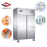Commercial Freezer Supplier - 1200L 4 Half Door Upright