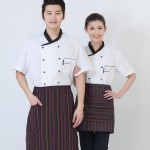 Chef Jacket Manufacturer - Unisex Short Sleeves Double-Breasted