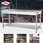 Stainless Steel Table Factory - Square Tube Restaurant Kitchen