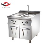 Pasta Cooker Factory - Electric Gas Restaurant with Cabinet