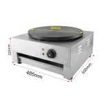 Crepe Machine Supplier - Commercial Non Stick Electric Single