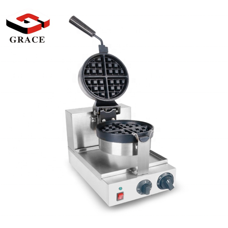 Waffle Maker Factory - GRACE Rotating Round Non-Stick