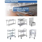 Stainless Steel Table Factory - Square Tube Restaurant Kitchen