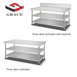 Work Table Manufacturer - Grace Heavy Duty Triple Layer
