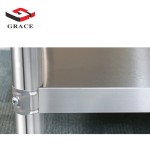 Worktable Manufacturer - Commercial Double Tiers Round Tube