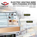 Cake Showcase Manufacturer - 4 Layers Glass Display Counter