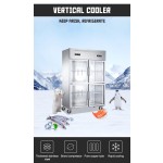 Kitchen Refrigerator Supplier - 4 Glass Door Upright Freezer